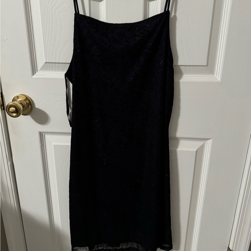Large Purple sleeveless dress with Sparkles